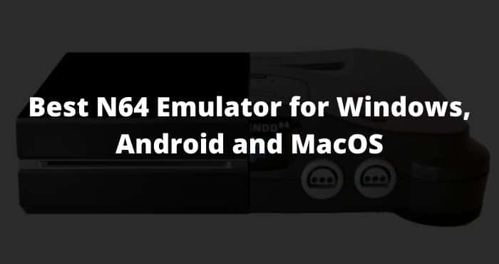 n64 emulator that saves on mac